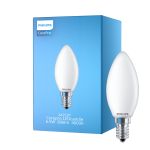 Philips Corepro LED Bougie E14 Dépolie 6.5W 806lm - 840 Blanc Froid | Équivalent 60W