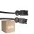 Lot 50x Noxion GST - Compatible Câble d’extension Noir - Mâle + Femelle - 1m - 3 pole 1,5mm2